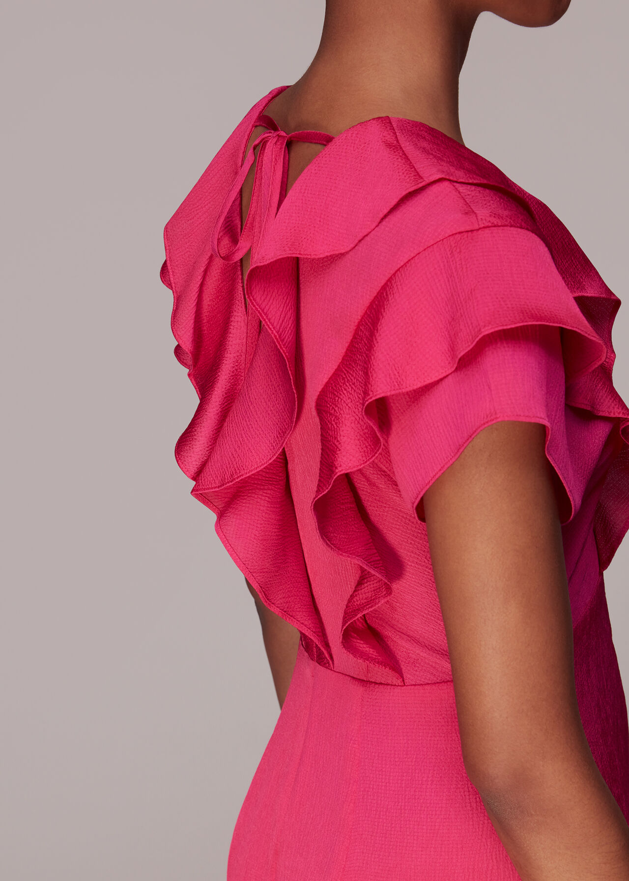 Adeline Frill Midi Dress